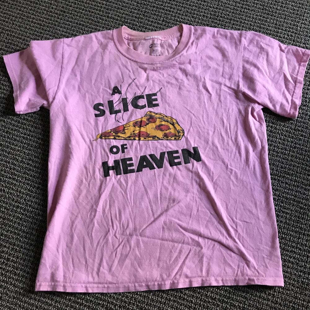Pink Graphic Tee - A Slice of Heaven